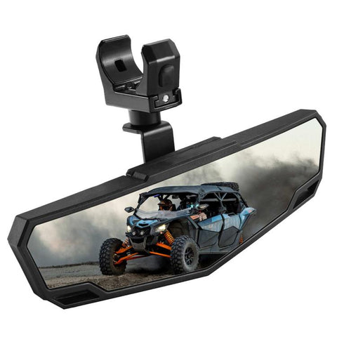 RM-002 Adjustable Center Rear View Mirror for ATV UTV, Fits 1.5-2 inch Roll Cage Clamp, RM-002