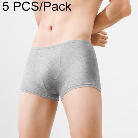 5 PCS/Pack Men Disposable Boxer Briefs Sterilized Single-Use Underwears, L, XL, XXL, XXXL, XXXXL