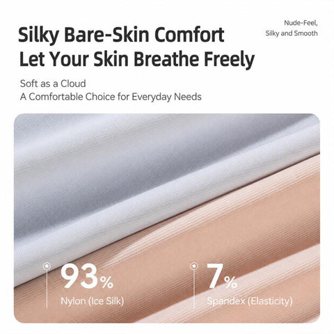 3 PCS/Pack Women Disposable Seamless Ice Silk Underwears Travel Single-Use Briefs, M, L, XL