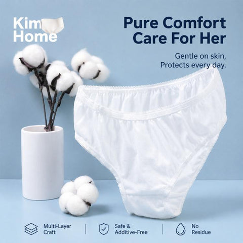 5 PCS/Pack Disposable Underwears Portable Sterilized Individually Wrapped Briefs, M, L, XL, XXL, XXXL, XXXXL