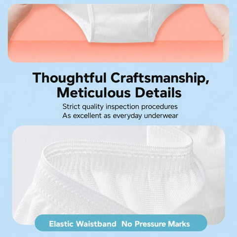 5 PCS/Pack Disposable Underwears Portable Sterilized Individually Wrapped Briefs, M, L, XL, XXL, XXXL, XXXXL