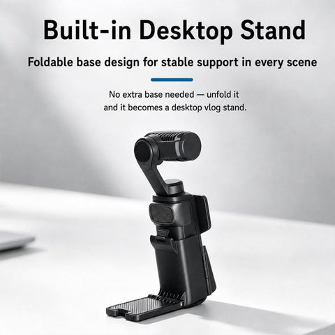 Magnetic Mount Base Multi-Function Desktop Camera Mount, For Insta360 Luna Ultra