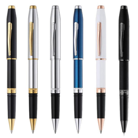 0.7mm Rollerball Pen Metal Screw Cap Pen Barrel Ballpoint Pen