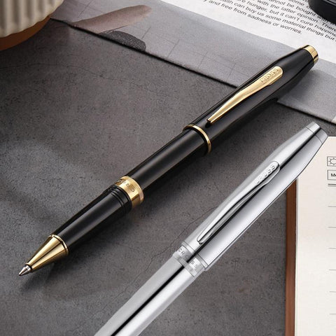 0.7mm Rollerball Pen Metal Screw Cap Pen Barrel Ballpoint Pen
