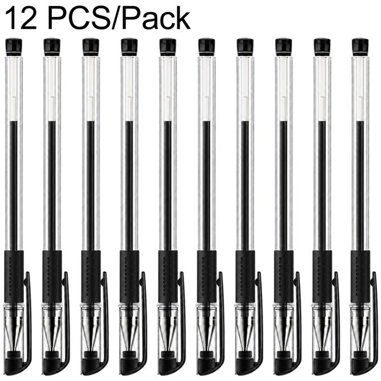 12 PCS/Set Deli 6600ES 0.5mm Bullet-tip Gel Pen Sign Pen
