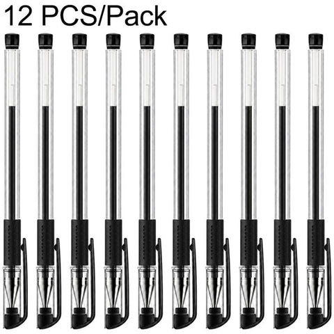 12 PCS/Set Deli 6600ES 0.5mm Bullet-tip Gel Pen Sign Pen