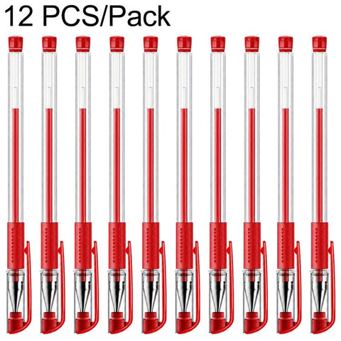 12 PCS/Set Deli 6600ES 0.5mm Bullet-tip Gel Pen Sign Pen