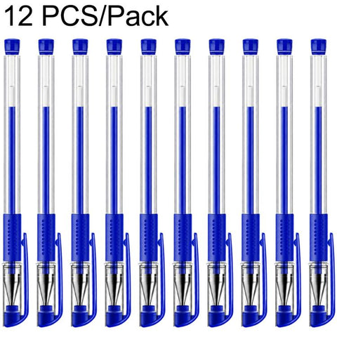 12 PCS/Set Deli 6600ES 0.5mm Bullet-tip Gel Pen Sign Pen