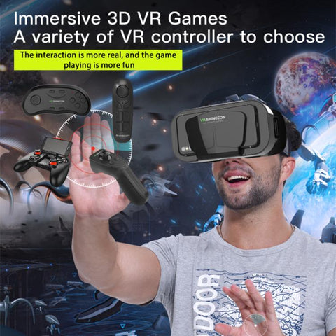 VR SHINECON G10 Interpupillary Distance Adjustment VR Glasses for 4.7-7.0 inch Phone, G10+052, G10+B01, G10+B03, G10+Y1 White, G10+Y1 Black