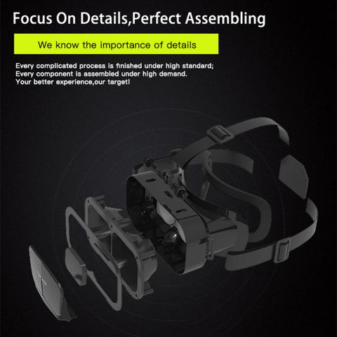 VR SHINECON G10 Interpupillary Distance Adjustment VR Glasses for 4.7-7.0 inch Phone, G10+052, G10+B01, G10+B03, G10+Y1 White, G10+Y1 Black