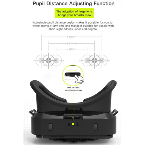 VR SHINECON G10 Interpupillary Distance Adjustment VR Glasses for 4.7-7.0 inch Phone, G10+052, G10+B01, G10+B03, G10+Y1 White, G10+Y1 Black