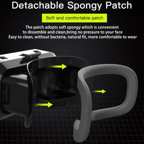 VR SHINECON G10 Interpupillary Distance Adjustment VR Glasses for 4.7-7.0 inch Phone, G10+052, G10+B01, G10+B03, G10+Y1 White, G10+Y1 Black