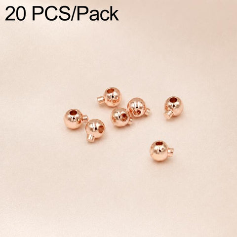 20 PCS/Pack Gold-Filled Copper Spacer Beads End Connectors for DIY Jewelry, Deluxe 2.5mm Hole 1mm, Deluxe 3.2mm Hole 1.2mm, Regular 3.2mm Hole 1.2mm