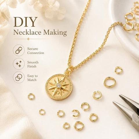100 PCS/Pack Open Jump Ring for DIY Craft Jewelry Making, Flat-Cut Loop 0.5x3mm, Flat-Cut Loop 0.5x4mm, Flat-Cut Loop 0.6x3.5mm, Flat-Cut  Loop 0.7x4mm, Flat-Cut Loop 0.7x5mm, Flat-Cut Loop 0.7x6mm, Flat-Cut Loop 0.8x5mm, Flat-Cut Loop 0.8x6mm