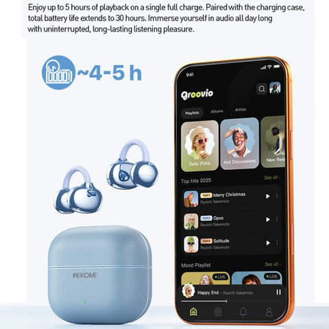 WK WS-38 Clip-on Wireless Bluetooth Earphone
