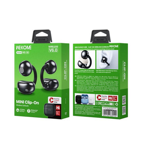 WK WS-38 Clip-on Wireless Bluetooth Earphone
