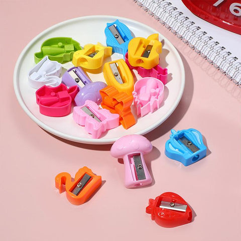 5 PCS/Pack Simple Manual Single-hole Pencil Sharpener