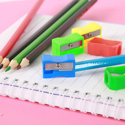 5 PCS/Pack Simple Manual Single-hole Pencil Sharpener