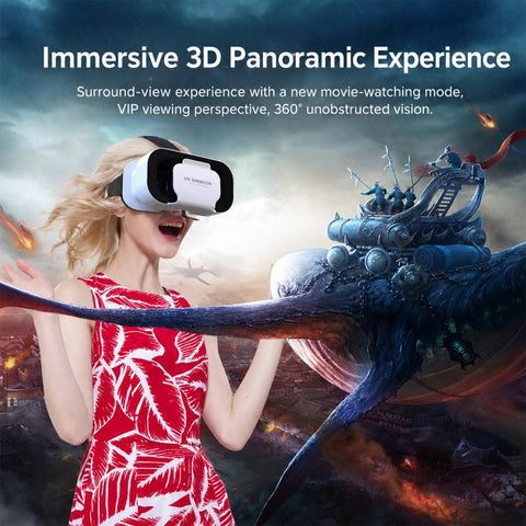 VR SHINECON G05A VR Glasses for 4.7-6.5 inch Phone, G05A Host, G05A+B03, G05A+Y1 White, G05A+Y1 Black
