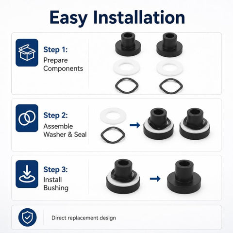 2 PCS/Pack Car Front Window Bushing Kit for Mazda Miata MX-5 1990-2005 909-925