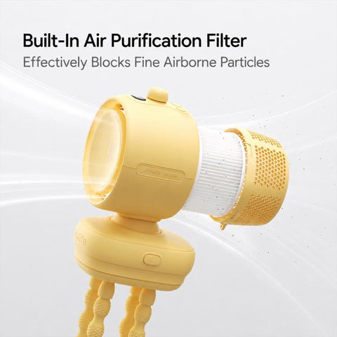 JisuLife Portable Oscillating Outdoor Fan for Strollers, Life3 Octopus, Life3 Clip, Life4 Octopus Mini, Life4 Clip Mini