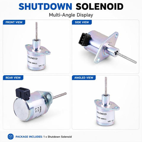 For Kioti Tractor CK25 CK27 CK3 Solenoid Valve Engine Shutdown Valve E6820-60011, For Kioti Tractor