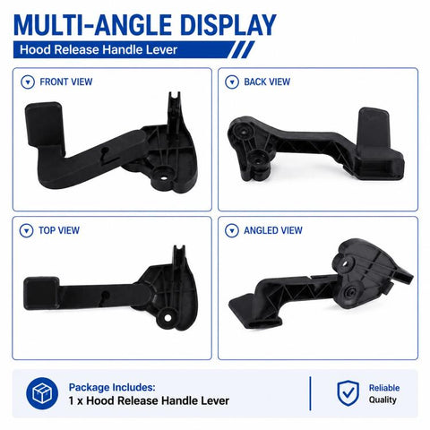 For Audi A4 B6/B7 2001–2008 Car Hood Release Handle 8E1823533B, 8E1823533B01C, Left-Hand Drive