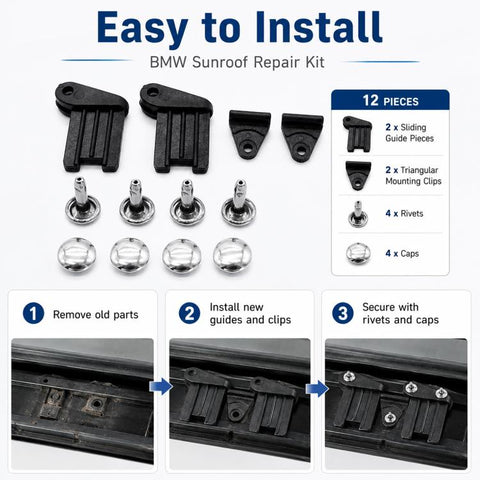 For BMW Car Sunroof Repair Kit AP368644,122866734595
