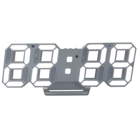 DS-3638B Creative 3D Stereoscopic Design Alarm Clock, LED Digital Electronic Clock