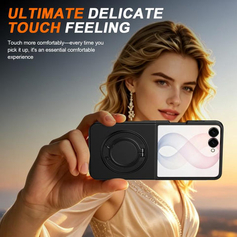 360 Degree Rotating Holder Magnetic Flip Cover Phone Case, For Galaxy Z Flip8 5G