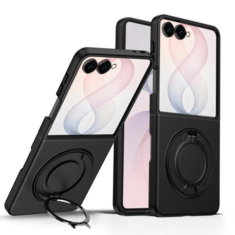 360 Degree Rotating Holder Magnetic Flip Cover Phone Case, For Galaxy Z Flip8 5G