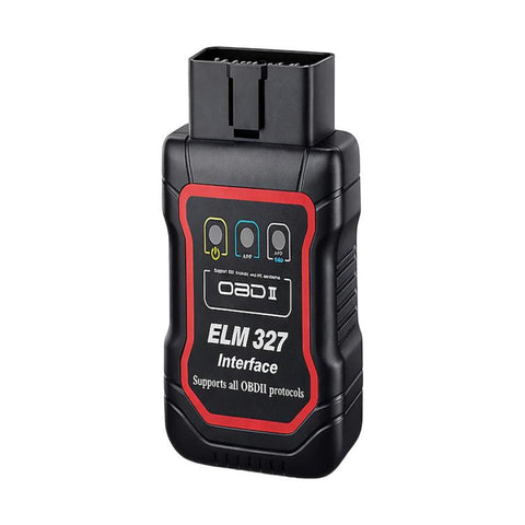 ELM 327 OBD2 Car Fault Diagnostic Tool Bluetooth Wireless Auto Code Reader Adapter, Black