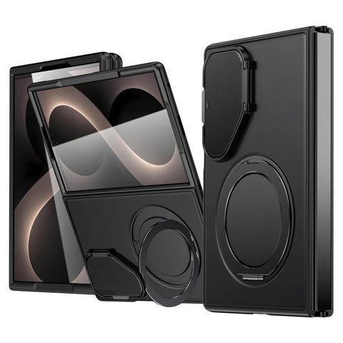ShellGod Magnetic Rotation Holder Shockproof Protective Phone Case, For Galaxy Z Fold8 5G, For Galaxy Z Fold8 Ultra 5G / Fold 7 5G, For Galaxy Z Flip 8 5G