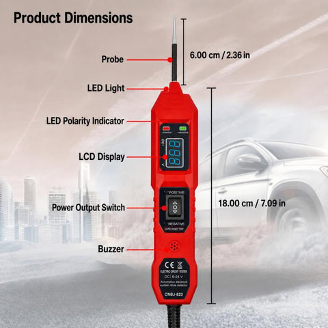 CNBJ-823 Car Electrical Circuit Tester, Multifunctional Drive Test Pen, CNBJ-823