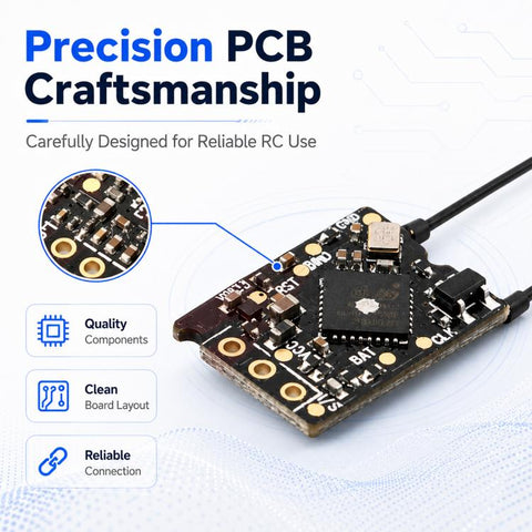 FlySky Tr8B / TMR / IN4r-GYB 3rd Generation Protocol Receiver for Model Aircraft Fixed Wings