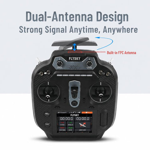 FlySky FS-ST16 2.4GHz 16CH ANT Protocol Radio Transmitter, FS-ST16 Left + SR8, FS-ST16 Right + SR8, FS-ST16 Double Return + SR8