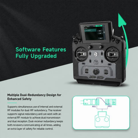 FlySky FS-ST16 2.4GHz 16CH ANT Protocol Radio Transmitter, FS-ST16