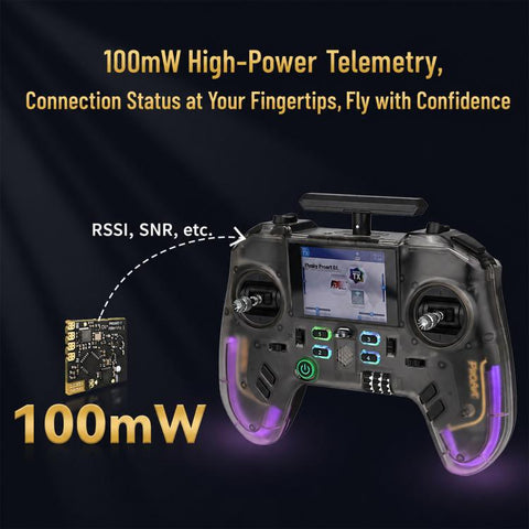 FlySky PR01 Dual Ceramic Antenna ELRS Receiver 100mW Backhaul Power Drone Receiver, PR01