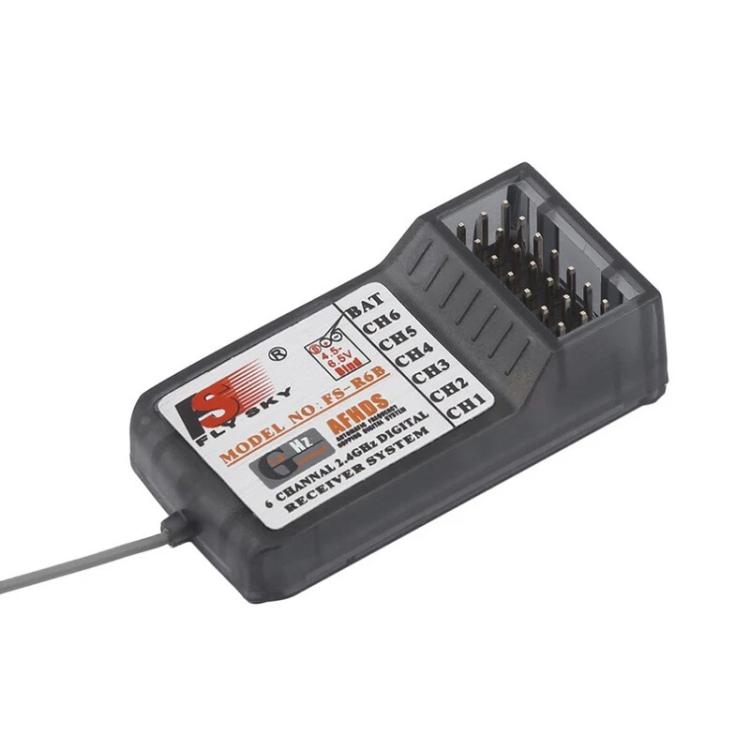 FlySky FS-R6B 2.4GHz 6CH Receiver for FlySky TH9X FS-CT6B FS-T6 Transmitter, R6B
