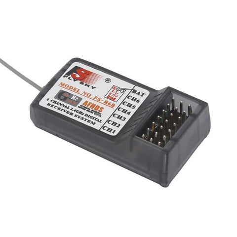 FlySky FS-R6B 2.4GHz 6CH Receiver for FlySky TH9X FS-CT6B FS-T6 Transmitter, R6B