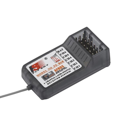 FlySky FS-R6B 2.4GHz 6CH Receiver for FlySky TH9X FS-CT6B FS-T6 Transmitter, R6B