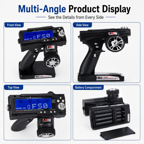 FlySky FS-GT3B  2.4GHz 3 Channels RC Transmitter with Failure Protection, FS-GT3B