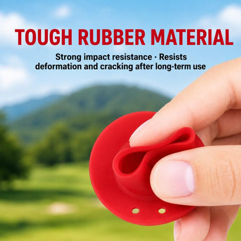 PGM QT032 Durable Rubber Park Golf Ball Tee Round-Hole Holder