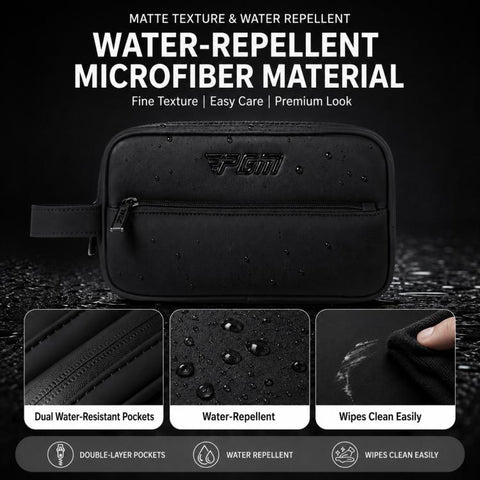 PGM SOB025 Double-Layer Large-Capacity Water-Repellent Golf Handbag
