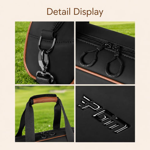 PGM QIAB039 Lightweight Large-Capacity Water-Repellent Park Golf Club Bag