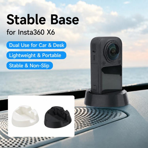 Silicone Camera Base Non-Slip Mount, For Insta360 X6