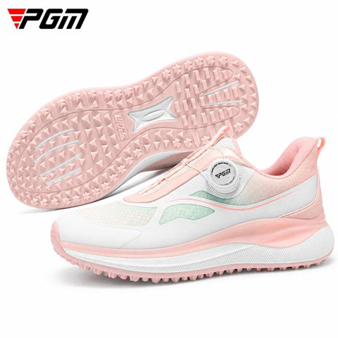 PGM XZ475 Girls High-Rebound Cushioned Breathable Non-Slip Golf Shoes, 31, 32, 33, 34, 35, 36, 37, 38