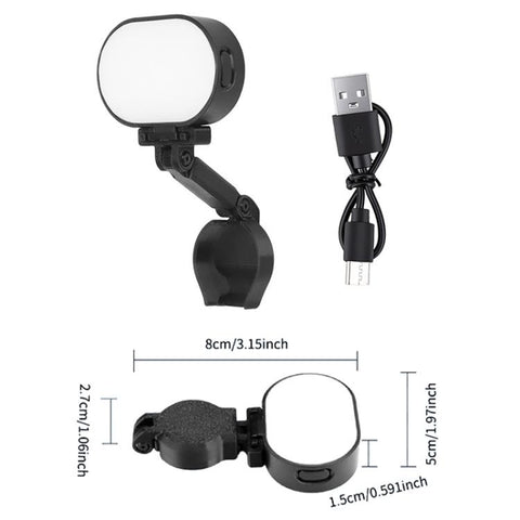 Mini LED Fill Light Warm / Cool Soft Light for Vlogging / Livestreaming / Selfies, For Insta360 Luna Ultra