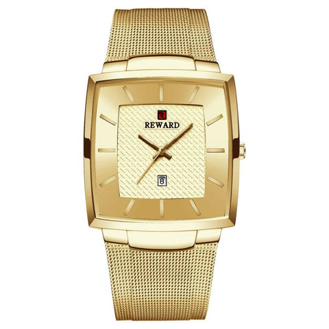 REWARD RD62009M Men Watch Quartz Watch with Calendar Display & Mesh Band
