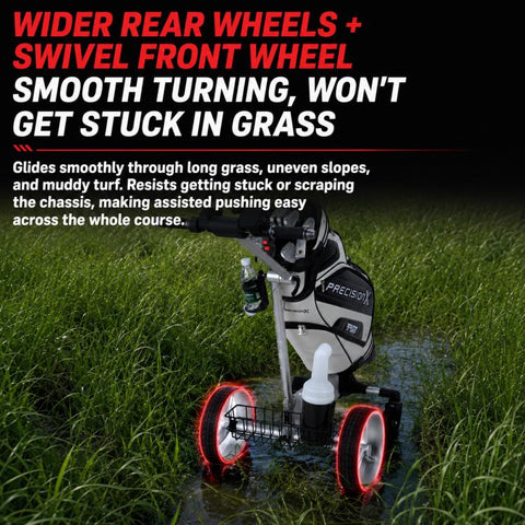 PGM QC010 Dual-Mode Foldable Electric Golf Push Cart